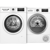 Laagste prijs Bosch WAN28272NL + Bosch WTU87675NL - Vrijstaande wasmachines voorlader