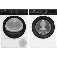 Laagste prijs Beko BM5WFU6941B IronFast + Beko BM3T3823B - Vrijstaande wasmachines voorlader