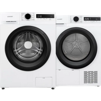 Laagste prijs Veripart VPWM1400A19WNB + Veripart VPDR9CWNB - Vrijstaande wasmachines voorlader