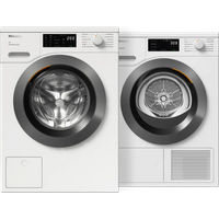 Laagste prijs Miele WEB 368 WCS + Miele TEC 648 WP - Vrijstaande wasmachines voorlader