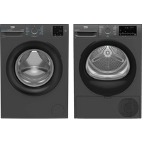Laagste prijs Beko BM3WFT3841A SteamCure + Beko BM3T3824A SteamCure - Vrijstaande wasmachines voorlader