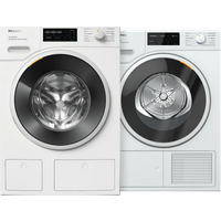 Laagste prijs Miele WSJ 883 WCS + Miele TSL 783 WP - Vrijstaande wasmachines voorlader