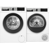 Laagste prijs Bosch WGG244FLNL i-DOS + Bosch WQG233DLNL - Vrijstaande wasmachines voorlader