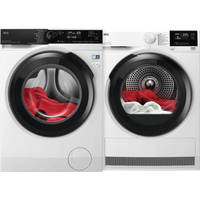 Laagste prijs AEG LR76CUCA06 ProSteam UniversalDose + AEG TR73CB96 SensiDry - Vrijstaande wasmachines voorlader