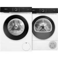 Laagste prijs Siemens WG56H205NL + Siemens WQ46H2CLNL - Vrijstaande wasmachines voorlader