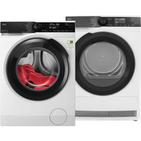 Laagste prijs AEG LR86CB86 PowerCare + AEG TR86CBC86 AbsoluteCare - Vrijstaande wasmachines voorlader